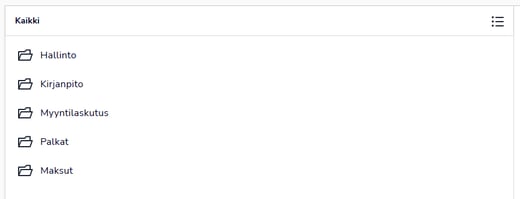 FI Dokumentit - Arkisto - Kansionäkymä 1