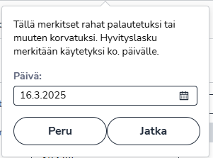FI Maksut - Hyvityslasku - Rahat palautettu - Varmistusdialogi 120325