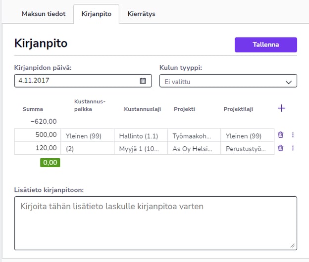 FI Maksut - Kirjanpito 260624