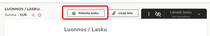 FI Myyntilaskutus - Laskut - Uusi lasku - Rahoita lasku