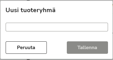 FI Myyntilaskutus - Tuotteet - Tuoteryhmät - Uusi tuoteryhmä