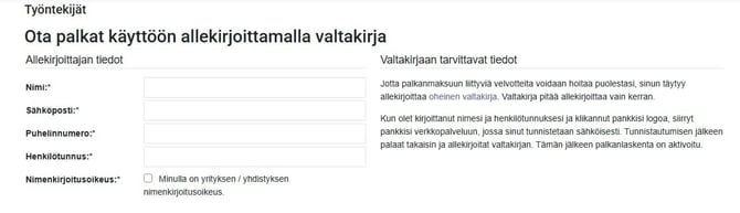 FI Simple Palkat - Valtakirja