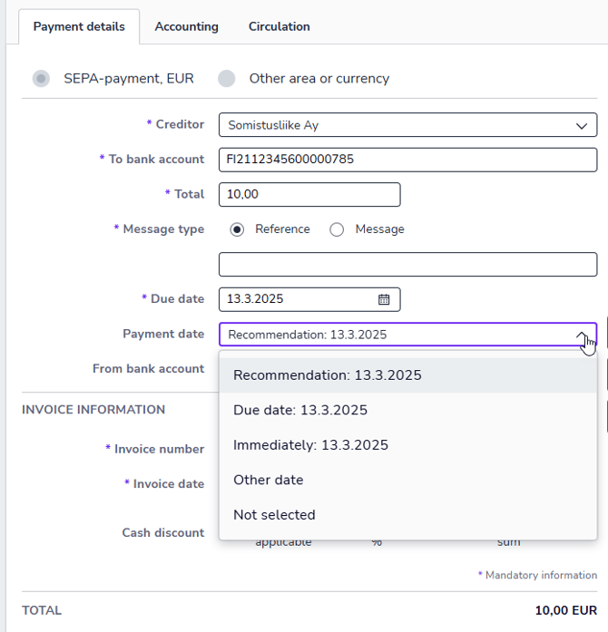 EN Payments - Payment details - Payment date 120325