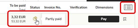 EN Payments - Waiting for payment - Partly paid