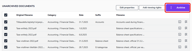 EN Documents - Unarchived documents - Archive