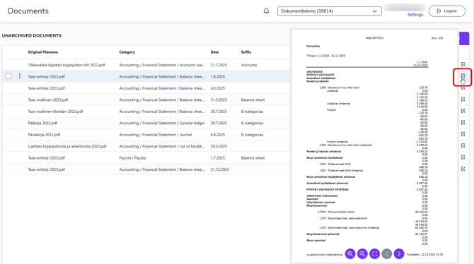 EN Documents - Unarchived documents - Preview