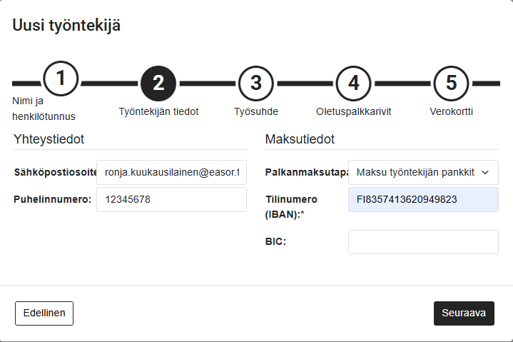 FI Pro Palkat Palkanlaskija - Työntekijät - Uusi työntekijä 2