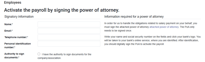 EN Easor App - Simple Salaries - Activate the payroll