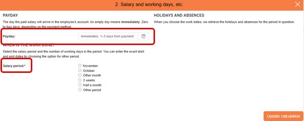 EN Easor App - Simple Salaries - Salary period