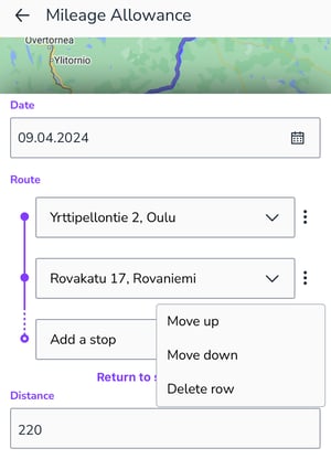 EN Mileage Allowance With route 090424
