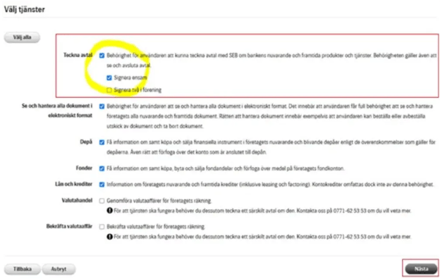 SV-SE-Easor App-Bankintegration-SEB-Teckna avtal 25