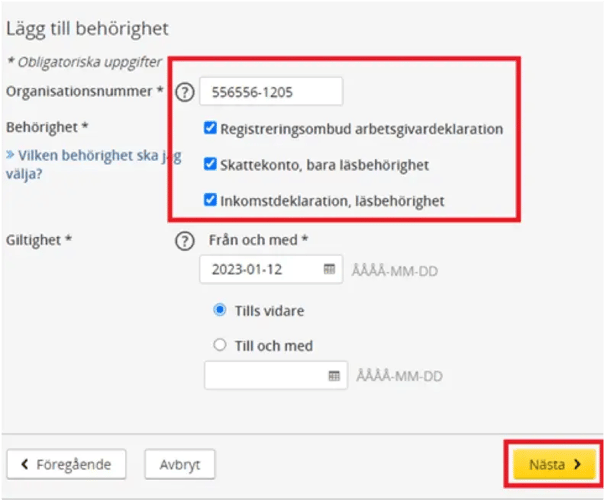SV-SE-Easor App-Skattekonto-Lägg till behörighet 25