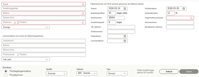 SV-SE-Easor App-Kundfaktura-Faktura-Ny-kund