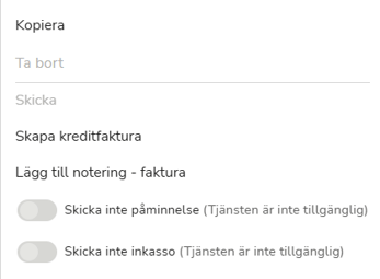 SV-SE-Easor App-Kundfaktura-Faktura-Snabbmeny-Kopiera