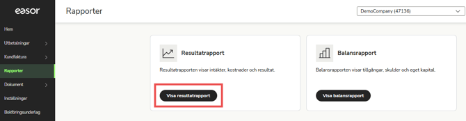 SV-SE-Easor App-Rapporter-Resultatrapport-Steg 1