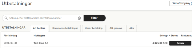 SV-SE-Easor App-Utbetalningar-Leverantörsfaktura-Autogiro-Att-hantera