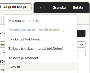 SV-SE-Easor App-Utbetalningar-Leverantörsfaktura-Skriv-ut-leverantörsfaktura