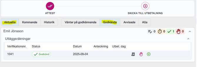 SV-SE-Partner-Easor Payroll-ChefAttestant-Attestera utlägg och tid 4